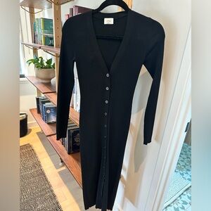 Aritzia Black Long Sleeve Dress